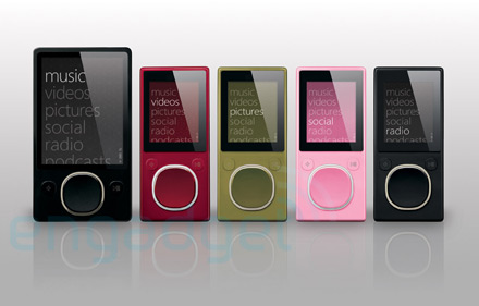 Microsoft new Zunes